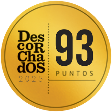 Sello Guía Descorchados 2025, 93 puntos