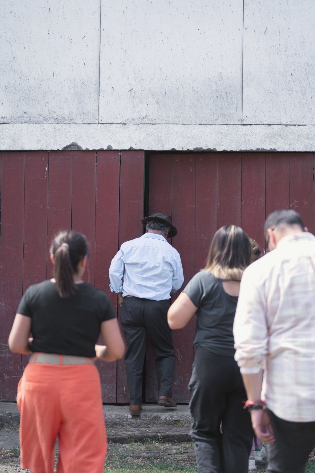 Ingreso a la bodega